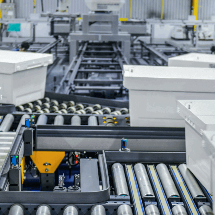 Logistik- und Paketverteilungsanlagen